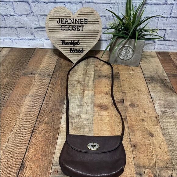 Fossil Monica Soft Leather Crossbody Sling Satchel Vintage Woman's - Picture 1 of 14